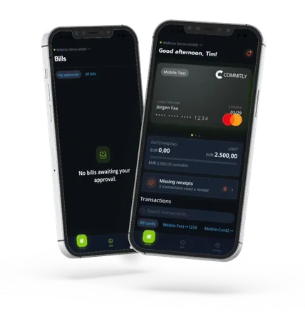 COMMITLY Spend: die App für Belege und Freigaben